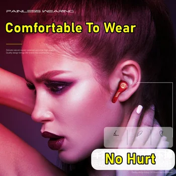 2020 Univerzalno TWS Bluetooth 5.0 Slušalke Brezžične Slušalke, LCD-Zaslon 3D Stereo Hi-fi Šport Slušalke Čepkov S Polnjenjem Polje