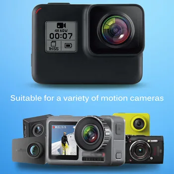 Za GoPro 8 dodatna Oprema Nahrbtnik Sponke Pritrdilni Nosilec za Go Pro Junak 9 8 7 360-Stopinjski Krožno Smučanje delovanje Fotoaparata Dodatki