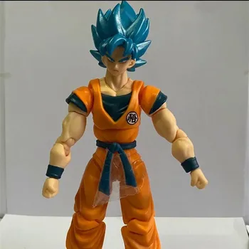 Dragon Ball Super Goku Vegeta Bog Premično Pvc Figuric Dragon Ball Z Anime Goku Vegeta Super Saiyan Modra Figur Igrače