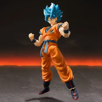 Dragon Ball Super Goku Vegeta Bog Premično Pvc Figuric Dragon Ball Z Anime Goku Vegeta Super Saiyan Modra Figur Igrače