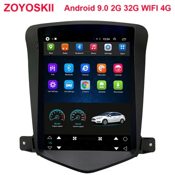Android 10 os 10.4 palčni IPS navpično HD zaslon, avto gps multimedia za radijsko navigacijo, ki carplay za Chevrolet Cruze 2009-