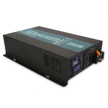 3000W Pure Sine Wave Solar Power Inverter 24V 220V Prenosni Avto Inverter Generator DC to AC Pretvornik 12V/48V, do 120V/230V/240V