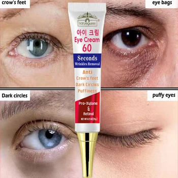 Instant Eye Cream Retinol, Učvrstitev Anti Zabuhlost Staranja Odstrani Gube, Temne Kolobarje Vlažilno Nego Kože korejski kozmetika