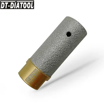 DT-DIATOOL 1pc Dia 10/20/25 mm Vakuumske Brazed Diamond Prst Bitov M14 Povezave Brušenje Bitov za Keramične Ploščice Porcelan