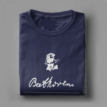 Beethoven sem'mm Konzert Novost Majica s kratkimi rokavi Moški Glasbo, Klasično Kratek Rokav Oblačila za Odrasle Tee Shirt Bombaž Crewneck T-Majice