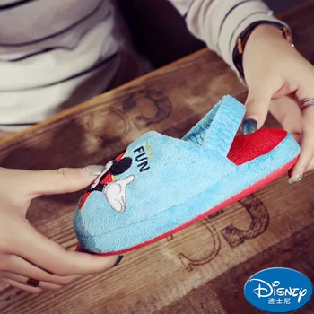 Disney novega otroka pozimi srčkan Mickey mouse otrok bombaž copate indoor copati fantje in dekleta non-slip doma čevlji Minnie