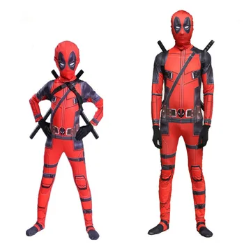 Otroci Cosplay Kostum Fantje Cosplay Superheroj Kostume, Maske bo Ustrezala Jumpsuit Bodysuit Halloween Kostum za Fant Dekleta