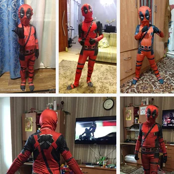 Otroci Cosplay Kostum Fantje Cosplay Superheroj Kostume, Maske bo Ustrezala Jumpsuit Bodysuit Halloween Kostum za Fant Dekleta
