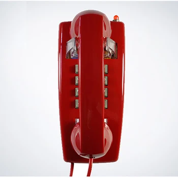 Strip Telefona Stacionarnega, Wall-Mounted Telefon Telefon z Glasno Zvonjenje in Handset Volume Control, Klicalcev, Indikator Utripa