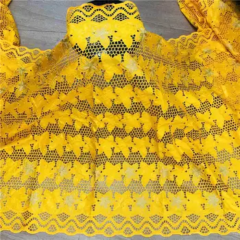 Afriške bazin riche tkanine afriške čipke tkanine visoke kakovosti 5yards nigerijski čipke tkanine za obleko bazin brode čipke ! HL70201
