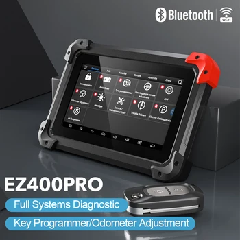 XTOOL EZ400 PRO Orodje za Diagnostiko, Avto Optičnega Tipko Programer In prevožene poti Prilagoditev celotnega Sistema Avto Orodja