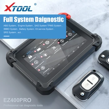 XTOOL EZ400 PRO Orodje za Diagnostiko, Avto Optičnega Tipko Programer In prevožene poti Prilagoditev celotnega Sistema Avto Orodja