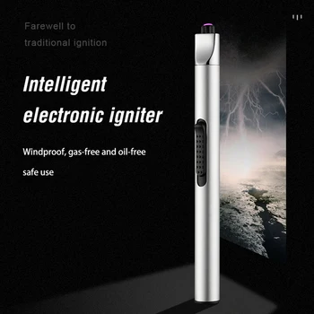 BBQ Sveča USB Vžigalnikov Dolgo Kuhinja ponovno polnjenje Elektronske Cigarete Windproof Plazme Električni Novost Lažji LOKA