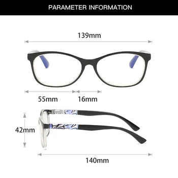 Iboode Anti Modra Svetloba Obravnavi Očala Ženske Moški Klasični, Anti Blue Ray UV Zaščito Presbyopic Očala +1.0 +4.0 Očala Nova