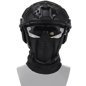 Taktično Airsoft Paintball Maska Prostem CS Streljanje, Lov Pokrivala Balaclava Dihanje Očesa Zaščitna Čelada Maska Oprema
