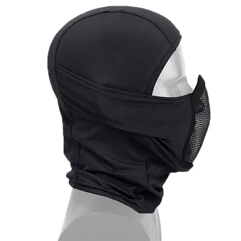 Taktično Airsoft Paintball Maska Prostem CS Streljanje, Lov Pokrivala Balaclava Dihanje Očesa Zaščitna Čelada Maska Oprema
