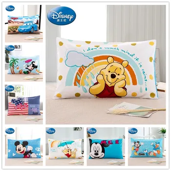 Disney bombaž blazino navidezno za fante spalnica Winnie the Pooh vzglavnik zajema 3d-tiskana posteljnina Baby dekleta rumena modra