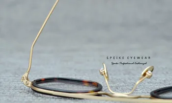 SPEIKO majhnosti očala za kratkovidnost očala za branje očala 1.74 Anti-modra objektiv retro masko krog slog očala letnik očala