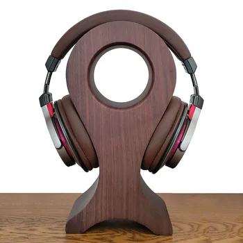 Slušalke stojalo držalo Lesen Obešalnik za Les, ribe, oblikovane Slušalke Desk Zaslon Head-mounted Slušalke Stojalo, Nosilec za Najnovejši Modni 1pc