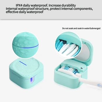Zobna ščetka-Sterilizer, Uv Dezinfekcija Polje ponovno Polnjenje z UV Svetlobo Teethbrush-Sterilizirajte Polje