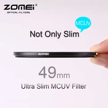 49 mm ZOMEI PRO Ultra Slim MCUV 16 Plast Multi Coated Optično Steklo, MC UV Filter za Canon, NIkon Hoya Sony DSLR Fotoaparat Objektiv 49 mm