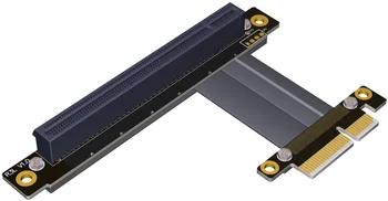 PCI-E x4 podaljšek kabla za prenos skladu x16, 16x 4x PCIe3.0 visoke hitrosti in stabilnosti Vodljivi 1U meri dolžina