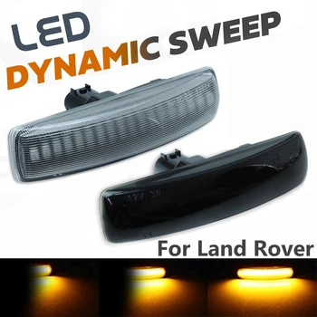 2Pcs LED Vključite Signal Dinamične Strani Marker Lučka Repetitorja Lučka Za Land Rover Freeland 2 Discovery 3 4 Rover Sport L320
