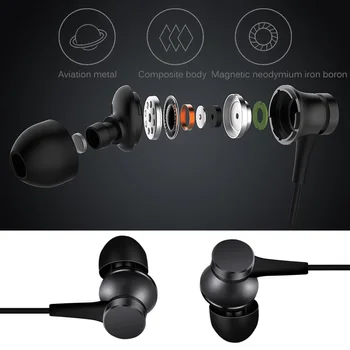 Xiaomi Batne 3 Slušalke, USB Tip-C Mi Batne Sveže Edition Slušalke Slušalke z Mikrofonom za Xiaomi Mi 6/8 Huawei Ušesnih Čepkov