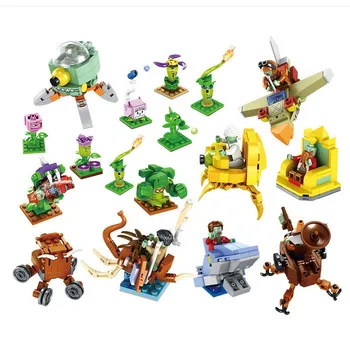 8set/box JX90083 otroci igrače skupaj in graditi združljiv Rastline vs Zombija gradniki