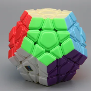 Moyu Meilong Konveksna Megaminx 3x3 Stickerless Megaminxeds 12 Dejal Megaminx Magic Cube Izobraževalne Uganke Cubo Magico Igrača