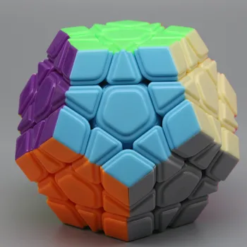 Moyu Meilong Konveksna Megaminx 3x3 Stickerless Megaminxeds 12 Dejal Megaminx Magic Cube Izobraževalne Uganke Cubo Magico Igrača