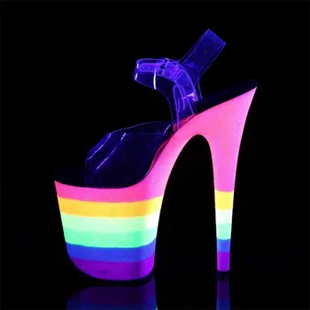 BBZAI Nov vzorec Vrhunske kakovosti, ženska, čevlji 20 CM velikost sandali, čevlji za Tanke Pete Fashion Show Udobno 34-45 46