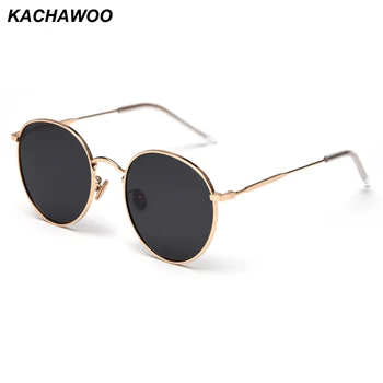 Kachawoo polarizirana sončna očala ženske 2019 človek kovinski okvir okrogla sončna očala moški vožnje rdeča črna pribor poletje očala