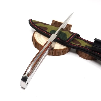 Fiksno Rezilo Lovski Nož Taktično Naravnost Nož za Kampiranje Preživetje Zunanji Žep noži za Les, Ročaj multi-funkcijo EOS Orodja