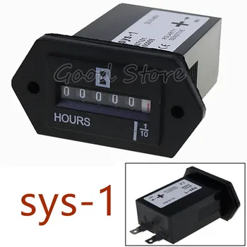 1PCS SYS-1 AC100-250V DC12-36V 6-80 AC-DC univerzalno Elektromehanske Uro Meter Števec