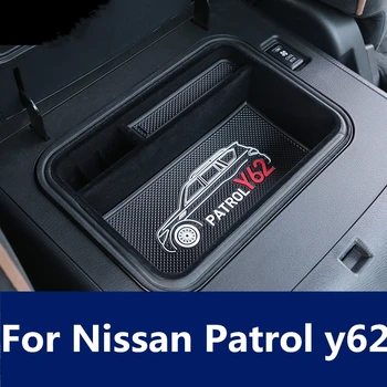 Avto armrest box škatla za shranjevanje centralni prostor za shranjevanje škatla za shranjevanje Centralne armrest polje hladilnik Za Nissan Patrol y62