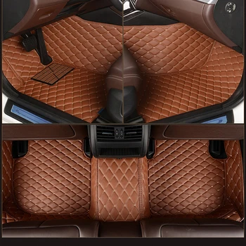 Usnje po Meri avtomobila talna obloga za toyota Land Cruiser Prado Highlander Krono Reiz Teraso FJ Cruiser preprogo alfombra