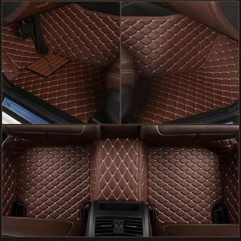 Usnje po Meri avtomobila talna obloga za toyota Land Cruiser Prado Highlander Krono Reiz Teraso FJ Cruiser preprogo alfombra