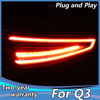 Avto Styling za Audi Q3 LED luč za obdobje 2013-2017 Q3 LED zadaj lučka različico OEM led lučka zadaj