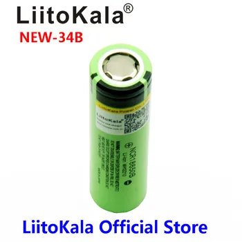 Liitokala Novo Izvirno 18650 3400mAh baterija Li-lon Polnilna NCR18650B Baterijo 3,7 V dc baterij