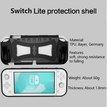 Ohišje za Nintendo Stikalo Lite Mehko Silikonsko Ohišje Pokrov za Nintendo Stikalo Mini Zaščitna Primeru TPU Lupine Fundas Coque
