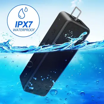 20W TWS Brezžične Bluetooth Stereo Zvočnik Bas IPX7 prostem Nepremočljiva Prenosni Subwoofer zvočnik Z 3600mAh Vrsta Baterije-C NAMI