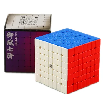 Yongjun Yufu V2M 7x7x7 Magnetni Magic Cube Stickerless Strokovno Puzzle Hitrost Cubo Migico YJ 7x7 Izobraževalne Igrače Darilo