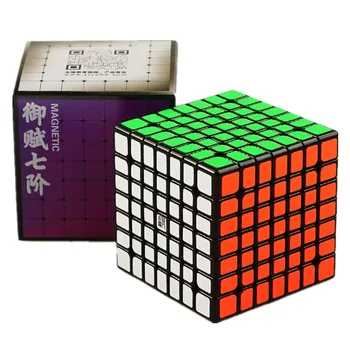 Yongjun Yufu V2M 7x7x7 Magnetni Magic Cube Stickerless Strokovno Puzzle Hitrost Cubo Migico YJ 7x7 Izobraževalne Igrače Darilo