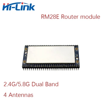 Visoke Hitrosti RM28E Wifi Usmerjevalnik modul za 2,4 G/5.8 G Dual Band/Pogostost, s 4 Antene 5 vrat 4T4R