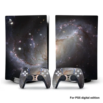 Za PS5 Kože Nalepke Digital Edition Prikrivanje Nalepko Kritje za PlayStation 5 Konzolo in 2 Krmilniki Za PS5 Dodatki
