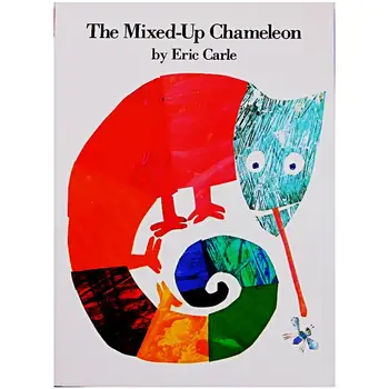 Mešani-up Kameleon, ki Jih Eric Carle Izobraževalne angleška slikanica Učne Kartice Zgodba Knjige Za Otroka Otroci Otrokom Darila