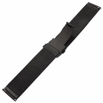 22 mm Nove Milanese Watchband Metulj Sponke Trak za Asus ZenWatch 1 2 Moški LG G Watch / R /, Urbane Vektor iz Nerjavečega Jekla Pasu