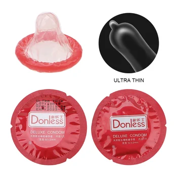 OLO 18 Kosov/Škatlo Penis Petelin Rokav Seks Izdelkov Ultra Tanke Naravni Latex Kondomov Spolnih Igrač za Moške