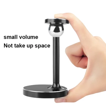 Namizni Magnetni Nosilec za Telefon, ki Stojijo 360 Rotacijski Tablet Kovinski Nosilec za Telefon, Podpora za iPhone, Samsung Xiaomi Desk Telefon Gori